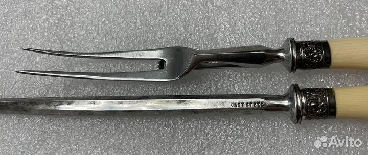 Набор для мяса Вилка и Стилет Винтаж Англия