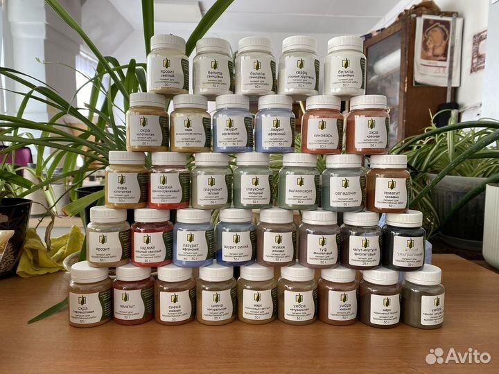 Пигменты для иконописи в наличии и под заказ