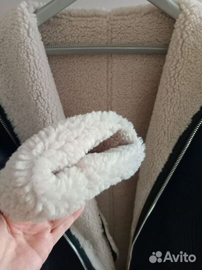 Дубленка женская осень/теплая зима новая