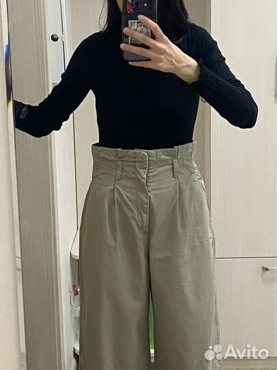 Широкие брюки h&m