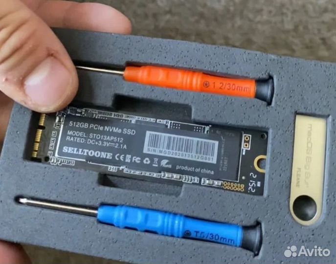 Новый SSD для Macbook air 512GB (модели 2013-2017