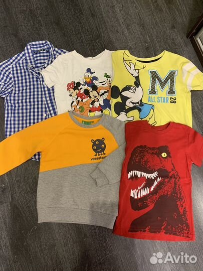 Вещи пакетом на мальчика 110 122