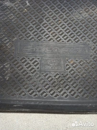 Коврик в багажник на Хюндай солярис. Оригинал