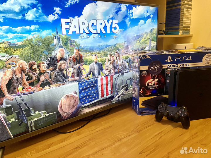 Sony PS4 slim 1tb + 400игр. Обмен/продажа