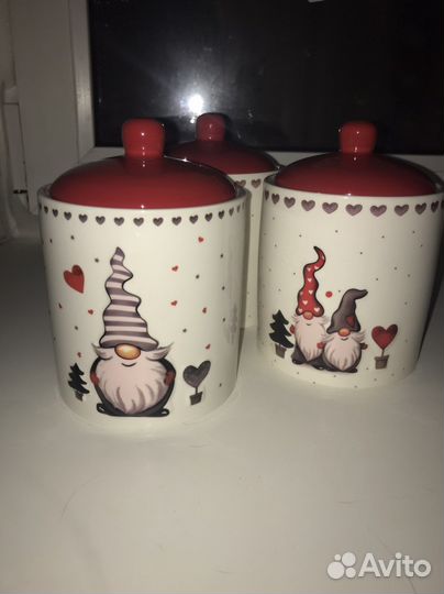 Банка керамика гномы