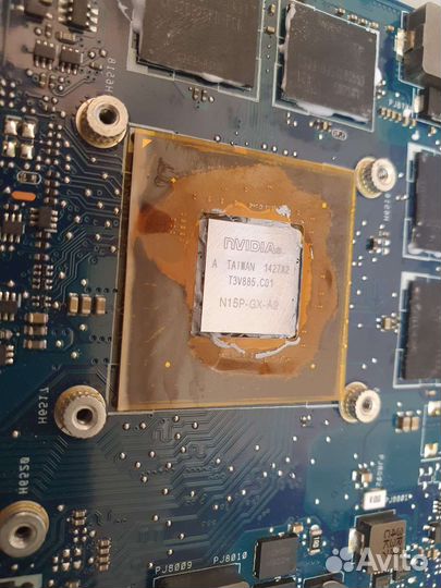 Материнская плата с процессором
