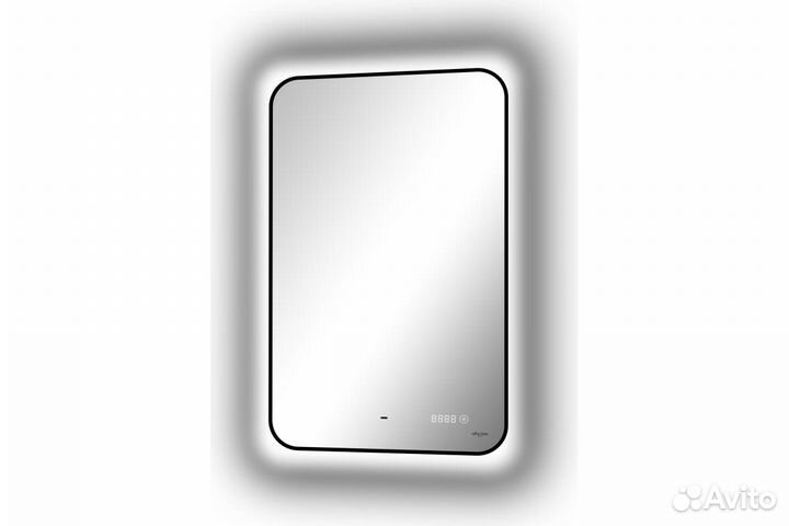 Зеркало Reflection Black view с фоновой подсветко
