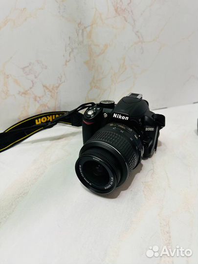 Зеркальный фотоаппарат nikon d3100 с объективом
