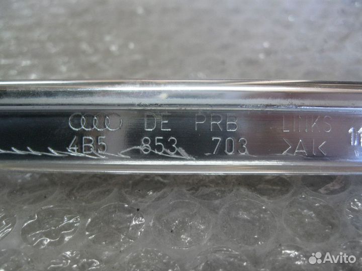 Молдинг крыши левый Audi A6 C5 хром