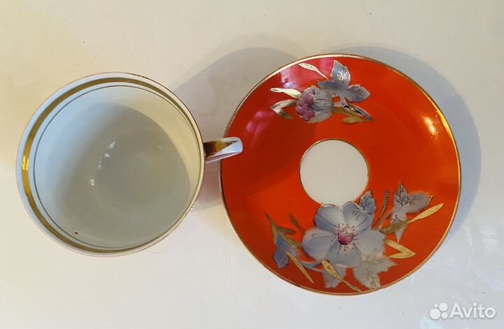 Большая чайная пара Мальва Барановка