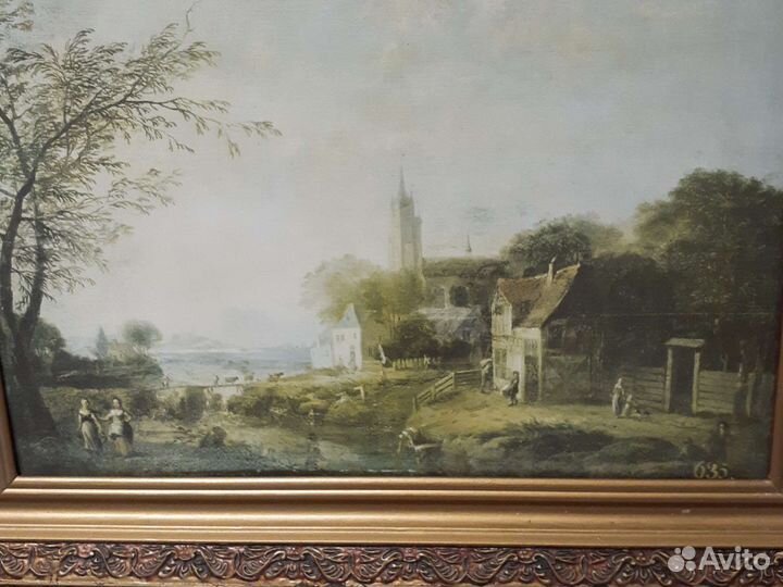 Картина,репродукция на ткани