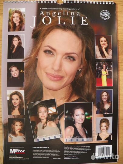 Зарубежные календари, постеры. Звезды Голливуда