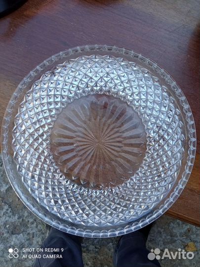 Старые вещи Б/У. Поднос или блюдо стекло