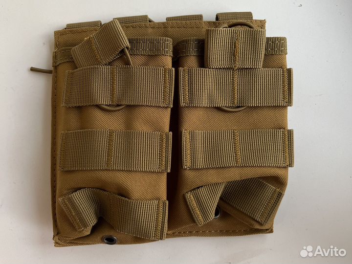 Подсумок для магазина ак хаки на 2
