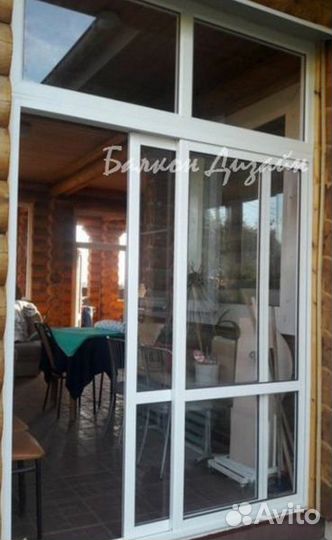 Входная группа. Алюминиевые перегородки