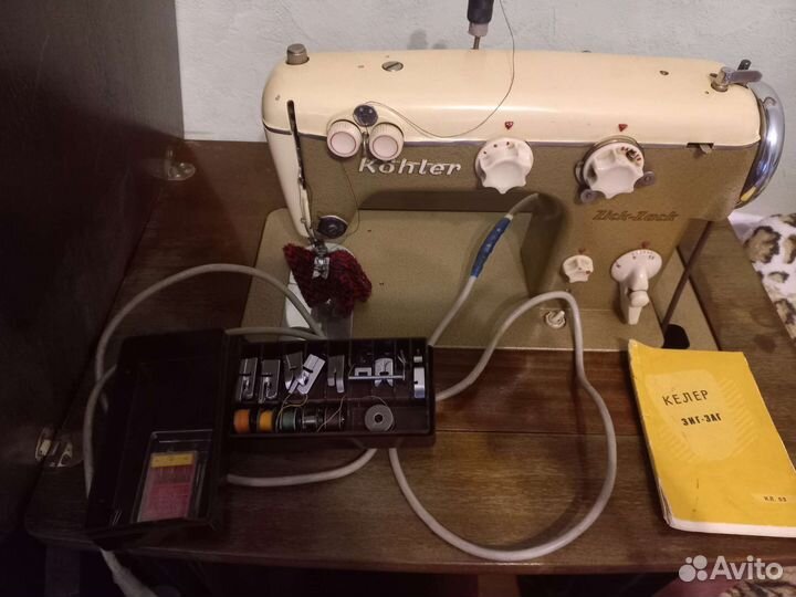 Электрическая швейная машинка келер зиг заг ГДР