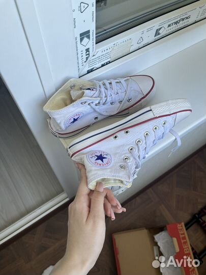Кеды converse женские белые