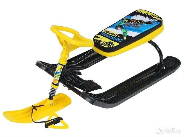 Снегокат тс2/Л2 Тимка спорт 2 С лисенком к/оранжев