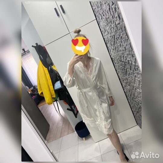 Халат женский свадебный