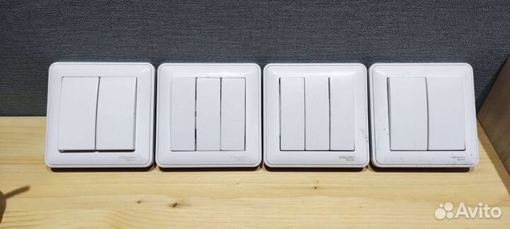 Выключатели встраиваемые. Цена за все