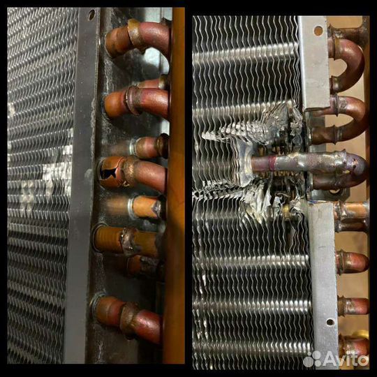 Запаять Пайка теплообменника газ Колонок Котлов