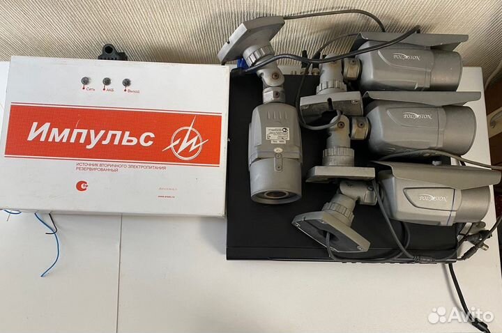 Комплект видеонаблюдения на 4 камеры