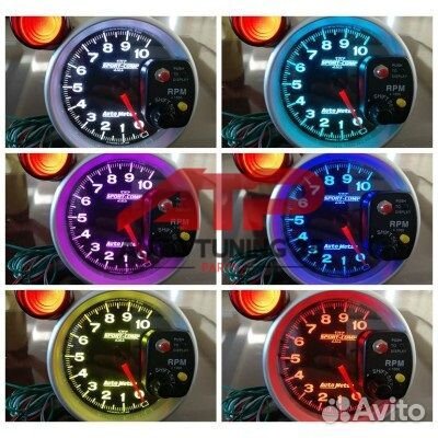Тахометр Autometer Sport-Comp 2 - 5 дюймов