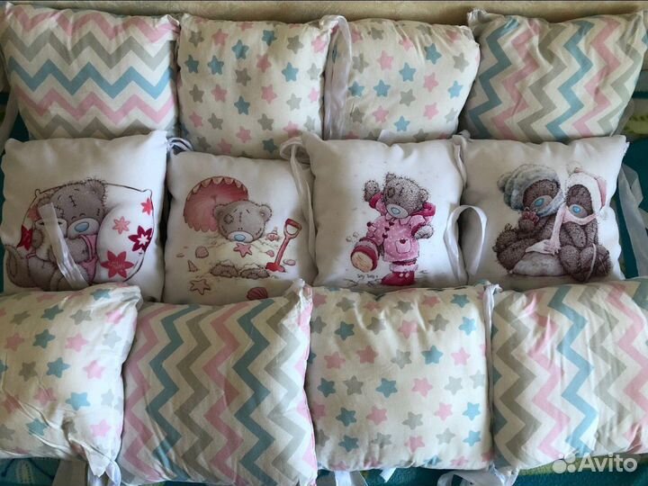 Бортики в кроватку