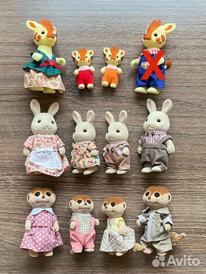 Sylvanian families семьи