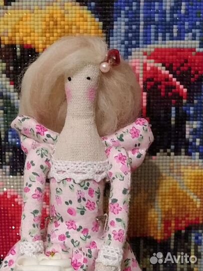 Интерьерная кукла Тильда