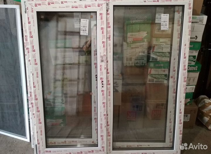 Пластиковое окно 1.5м/1.2м