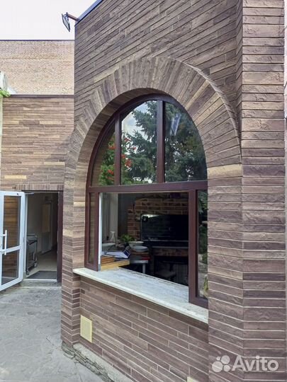 Облицовка гибким камнем,клинкерной плиткой.Декоры