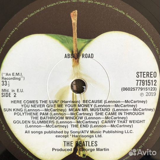 Beatles, The - Abbey Road/ Vinyl (LP/180G) 2019 Ne