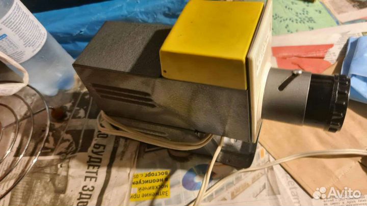 Фильмопроектор Радуга с диафильмами диапроектор