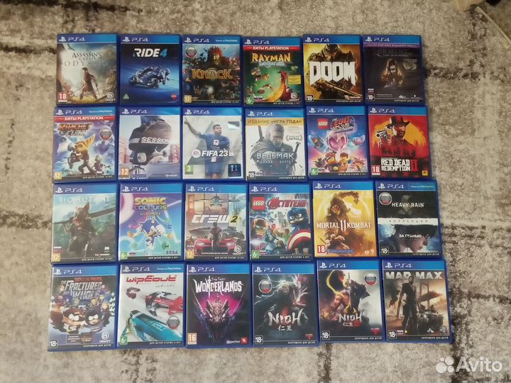 Игры на ps4 продажа,прокат