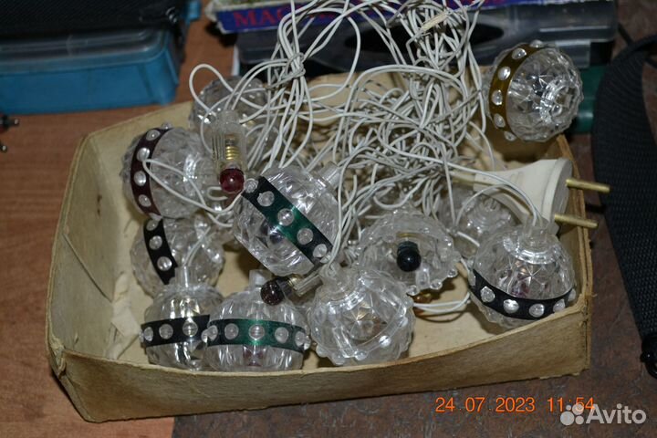 Елочная гирлянда ссср(снегурочка)