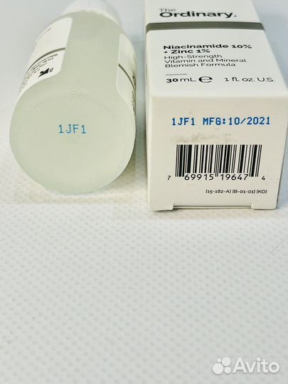 The ordinary осветляющая сыворотка niacinamide 10