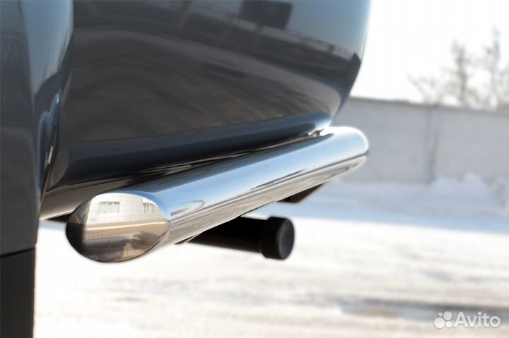 Защита на задний бампер Mitsubishi L200 2013-2016