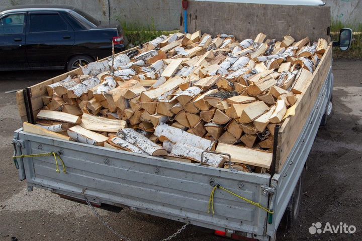 Дрова березовые с доставкой и разгрузкой 35 см