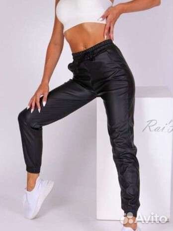 Кожаные штаны женские