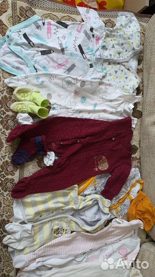 Вещи пакетом на девочку до от 3 мес до 1 года