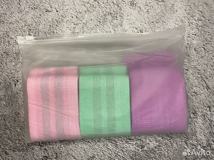 Фитнес резинки тканевые