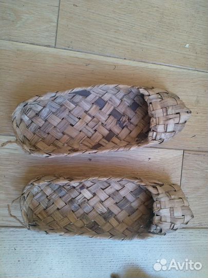 Лапти старинные в отличном состоянии