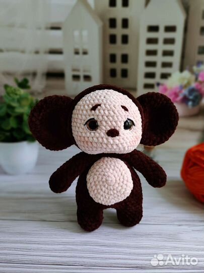 Чебурашка вязаный