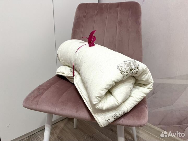 Одеяло 100*140 из овечьей шерсти