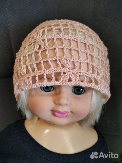 Летняя шапочка для девочки
