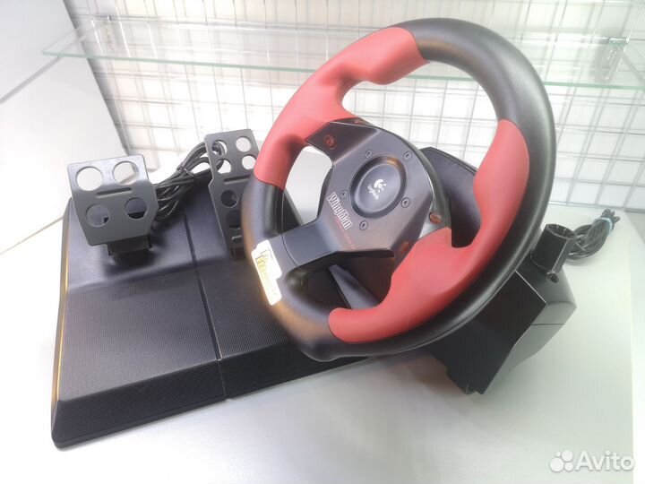 Игровой руль logitech driving force gt