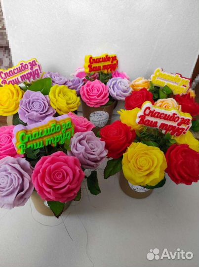 Букеты из мыла