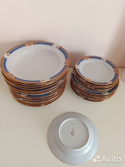 Набор тарелок СССР Дулёво