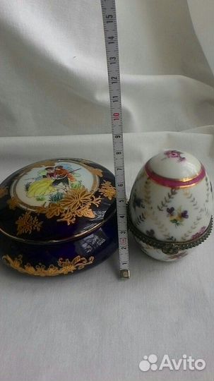 Фарфоровые шкатулки Лимож